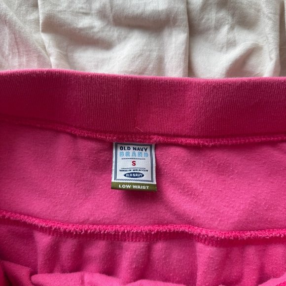 vintage pink velour terry low rise mini skirt - Picture 7 of 7